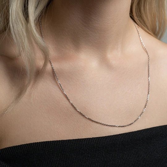 Цепь золотая ЦЯК10534050 | Ювелирные изделия от бренда Каратов 💍 купить по доступной цене в ювелирной сети «Золотая Подкова»