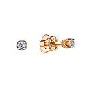 Серьги золотые 25030-100 | Серьги золотые 25030-100 купить по цене 43477 руб. в ювелирном магазине ⭐️ «Золотая Подкова»