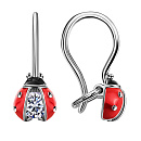 Серьги серебряные С638-2710М1 | Серьги серебряные С638-2710М1 купить по цене 2421 руб. в ювелирном магазине ⭐️ «Золотая Подкова»