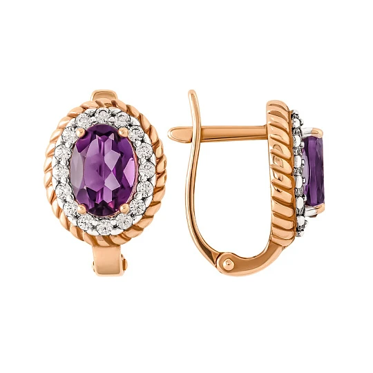 Серьги золотые 1038172-11130-A