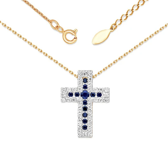 Колье золотое П13320121 | Золотые колье купить по выгодной цене в ювелирном магазине ⭐️ «Золотая Подкова»