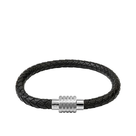 Браслет стальной AS-BR060-bk | Ювелирные изделия в сети Золотая Подкова