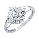 Кольцо золотое Т30561Д029 | Кольцо золотое Т30561Д029 купить по цене 88226 руб. в ювелирном магазине ⭐️ «Золотая Подкова»