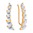 Серьги серебряные 93020984 поз. | Серьги серебряные 93020984 поз. купить по цене 3915 руб. в ювелирном магазине ⭐️ «Золотая Подкова»