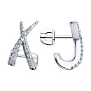 Серьги серебряные 94026757 | Серьги серебряные 94026757 купить по цене 5426 руб. в ювелирном магазине ⭐️ «Золотая Подкова»