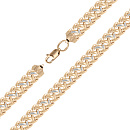 Браслет золотой А 023063Л | Браслет золотой А 023063Л купить по цене 186350 руб. в ювелирном магазине ⭐️ «Золотая Подкова»