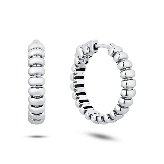 Серьги серебряные 00972-20-090101-00 | Английский замок серьги купить по выгодной цене в ювелирном магазине ⭐️ «Золотая Подкова»