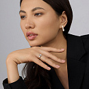 Кольцо золотое 15743-100 | Кольцо золотое 15743-100 купить по цене 121504 руб. в ювелирном магазине ⭐️ «Золотая Подкова»