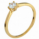 Кольцо золотое 802-00457-10-00-20-00 | Кольцо золотое 802-00457-10-00-20-00 купить по цене 28575 руб. в ювелирном магазине ⭐️ «Золотая Подкова»