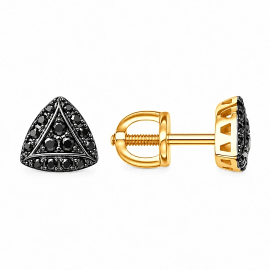 Серьги из золота с бриллиантами