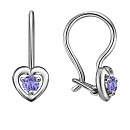 Серьги серебряные С630-950Лав | Серьги серебряные С630-950Лав купить по цене 1446 руб. в ювелирном магазине ⭐️ «Золотая Подкова»