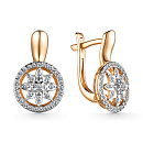 Серьги золотые 25089-100 | Серьги золотые 25089-100 купить по цене 169417 руб. в ювелирном магазине ⭐️ «Золотая Подкова»