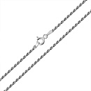 Цепь серебряная 1301R025L50 | Цепь серебряная 1301R025L50 купить по цене 2195 руб. в ювелирном магазине ⭐️ «Золотая Подкова»