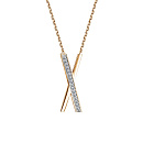 Колье золотое 64453-100 | Колье золотое 64453-100 купить по цене 52282 руб. в ювелирном магазине ⭐️ «Золотая Подкова»