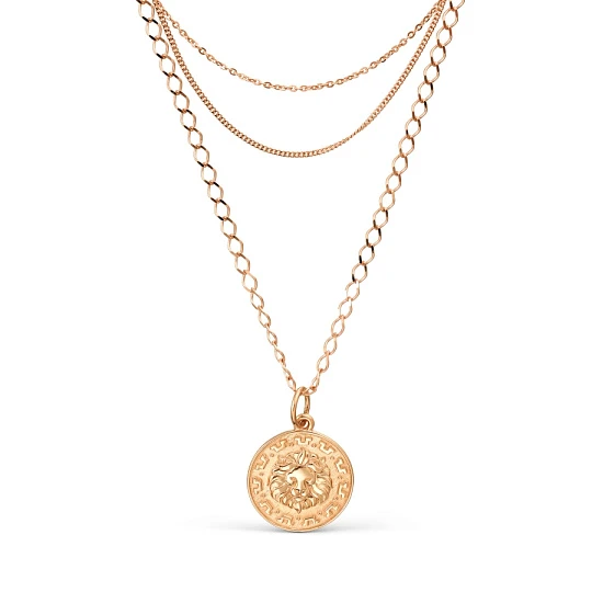 Колье золотое Т10011929 | Ювелирные изделия в сети Золотая Подкова