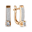 Серьги золотые 25435-100 | Серьги золотые 25435-100 купить по цене 136965 руб. в ювелирном магазине ⭐️ «Золотая Подкова»