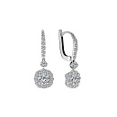 Серьги золотые 832232Б.Бр. | Серьги золотые 832232Б.Бр. купить по цене 1080015 руб. в ювелирном магазине ⭐️ «Золотая Подкова»