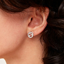 Серьги серебряные 6101604-00775 | Серьги серебряные 6101604-00775 купить по цене 2435 руб. в ювелирном магазине ⭐️ «Золотая Подкова»