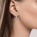 Серьги золотые С132-1933 | Серьги золотые С132-1933 купить по цене 42877 руб. в ювелирном магазине ⭐️ «Золотая Подкова»