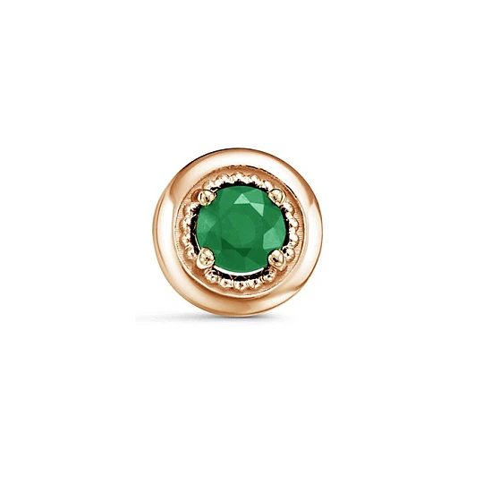 Подвеска золотая П0888-103 | Подвески и кулоны с изумрудами купить по выгодной цене в ювелирном магазине ⭐️ «Золотая Подкова»