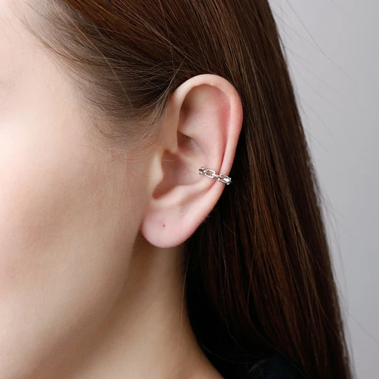 Серьги серебряные 0201531-00245 | Каффы серьги купить по выгодной цене в ювелирном магазине ⭐️ «Золотая Подкова»