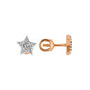 Серьги золотые 1030482-11110 | Серьги золотые 1030482-11110 купить по цене 25168 руб. в ювелирном магазине ⭐️ «Золотая Подкова»