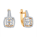 Серьги золотые Т14602В864 | Серьги золотые Т14602В864 купить по цене 151459 руб. в ювелирном магазине ⭐️ «Золотая Подкова»