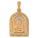 Подвеска золотая 85102 Св.Матрона | Подвеска золотая 85102 Св.Матрона купить по цене 52440 руб. в ювелирном магазине ⭐️ «Золотая Подкова»