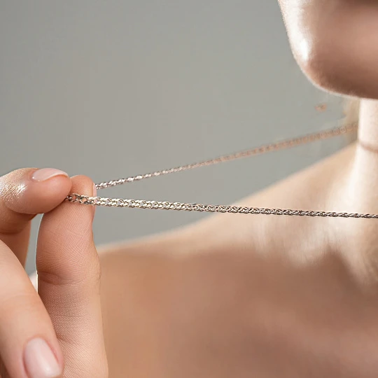 Цепь золотая ЦПРМ20532050 | Ювелирные изделия от бренда Каратов 💍 купить по доступной цене в ювелирной сети «Золотая Подкова»