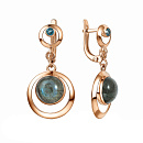 Серьги золотые 20793548 Лабрадорит | Серьги золотые 20793548 Лабрадорит купить по цене 135731 руб. в ювелирном магазине ⭐️ «Золотая Подкова»