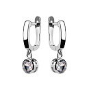 Серьги серебряные CAS5267E | Серьги серебряные CAS5267E купить по цене 3895 руб. в ювелирном магазине ⭐️ «Золотая Подкова»