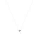 Колье серебряное B0790N-6mm