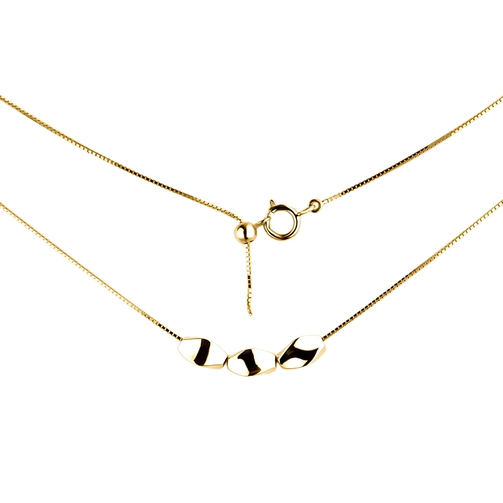 Колье серебряное N625813164-Y | Серебряные колье купить по выгодной цене в ювелирном магазине ⭐️ «Золотая Подкова»