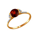 Кольцо золотое 713055 | Кольцо золотое 713055 купить по цене 20334 руб. в ювелирном магазине ⭐️ «Золотая Подкова»