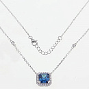 Колье серебряное SN-B2057A | Колье серебряное SN-B2057A купить по цене 6194 руб. в ювелирном магазине ⭐️ «Золотая Подкова»