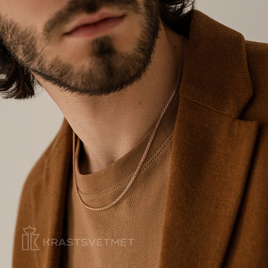 Цепь золотая НЦ 12-040 0.35 | Цепи от «красцветмет» купить по выгодной цене в ювелирном магазине ⭐️ «Золотая Подкова»