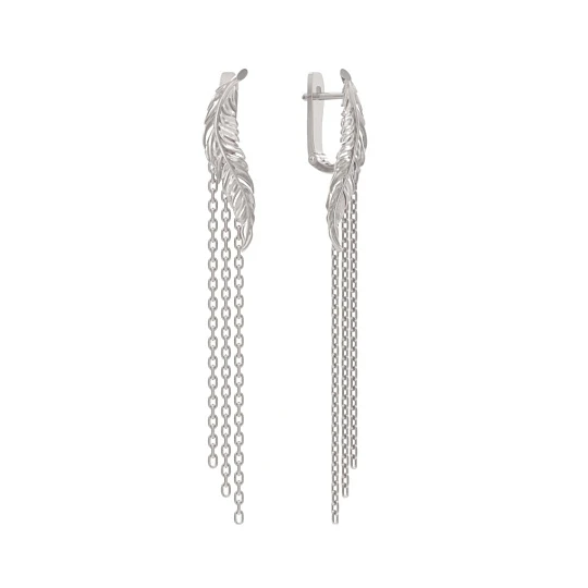 Серьги из серебра