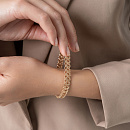 Браслет золотой Рамзес 080 П | Браслет золотой Рамзес 080 П купить по цене 329620 руб. в ювелирном магазине ⭐️ «Золотая Подкова»