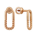 Серьги золотые 1047342-10000 | Серьги золотые 1047342-10000 купить по цене 38938 руб. в ювелирном магазине ⭐️ «Золотая Подкова»