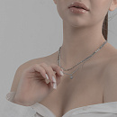 Цепь серебряная 0382R005L45 | Цепь серебряная 0382R005L45 купить по цене 7576 руб. в ювелирном магазине ⭐️ «Золотая Подкова»