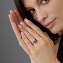 Кольцо золотое 14340-102 | Кольцо золотое 14340-102 купить по цене 120312 руб. в ювелирном магазине ⭐️ «Золотая Подкова»