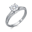 Кольцо золотое 1-1007-201 | Кольцо золотое 1-1007-201 купить по цене 165484 руб. в ювелирном магазине ⭐️ «Золотая Подкова»