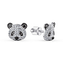 Серьги серебряные 901061786 | Серьги серебряные 901061786 купить по цене 7218 руб. в ювелирном магазине ⭐️ «Золотая Подкова»