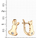 Серьги золотые С130-1305 | Серьги золотые С130-1305 купить по цене 40110 руб. в ювелирном магазине ⭐️ «Золотая Подкова»