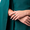 Кольцо золотое 702-00666-91-11-01-10 | Кольцо золотое 702-00666-91-11-01-10 купить по цене 1063950 руб. в ювелирном магазине ⭐️ «Золотая Подкова»