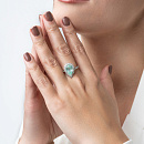 Кольцо золотое 822229Б.Бр.Турмалин | Кольцо золотое 822229Б.Бр.Турмалин купить по цене 1250561 руб. в ювелирном магазине ⭐️ «Золотая Подкова»