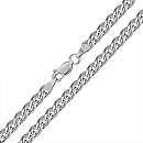 Цепь серебряная 0503R100L50 | Цепь серебряная 0503R100L50 купить по цене 12549 руб. в ювелирном магазине ⭐️ «Золотая Подкова»
