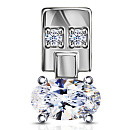 Подвеска серебряная П630-3156 | Подвеска серебряная П630-3156 купить по цене 789 руб. в ювелирном магазине ⭐️ «Золотая Подкова»