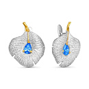 Серьги серебряные С-22-0125W1 поз. | Серьги серебряные С-22-0125W1 поз. купить по цене 20149 руб. в ювелирном магазине ⭐️ «Золотая Подкова»