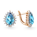 Серьги золотые 20390998 Топаз | Серьги золотые 20390998 Топаз купить по цене 87424 руб. в ювелирном магазине ⭐️ «Золотая Подкова»